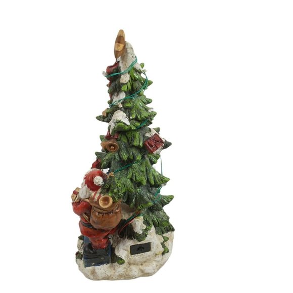 Musical Christmas Collection Lighted Santa Tree Figure LED Color Changing - Picture 8 of 11